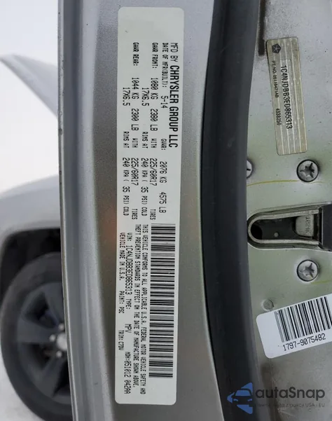 2014 Jeep Compass Sport from USA, damaged, VIN 1C4NJDBB3ED865313